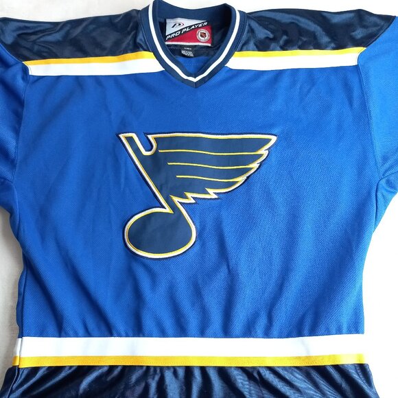 Vintage 90s Pro Player NHL Hockey St Louis Blues Jersey (M) - Picture 5 of 9